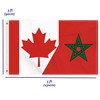 3×5 FT Canada Morocco Flag, Large 100D Canadian Moroccan Friendship