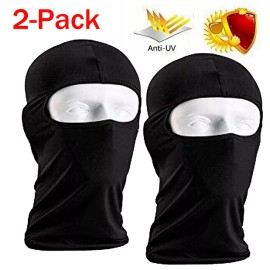 Unbranded 2 PCS Baclava Sport Full Face Mask Helmet Liner UV Protection Balaclava Ski Mask