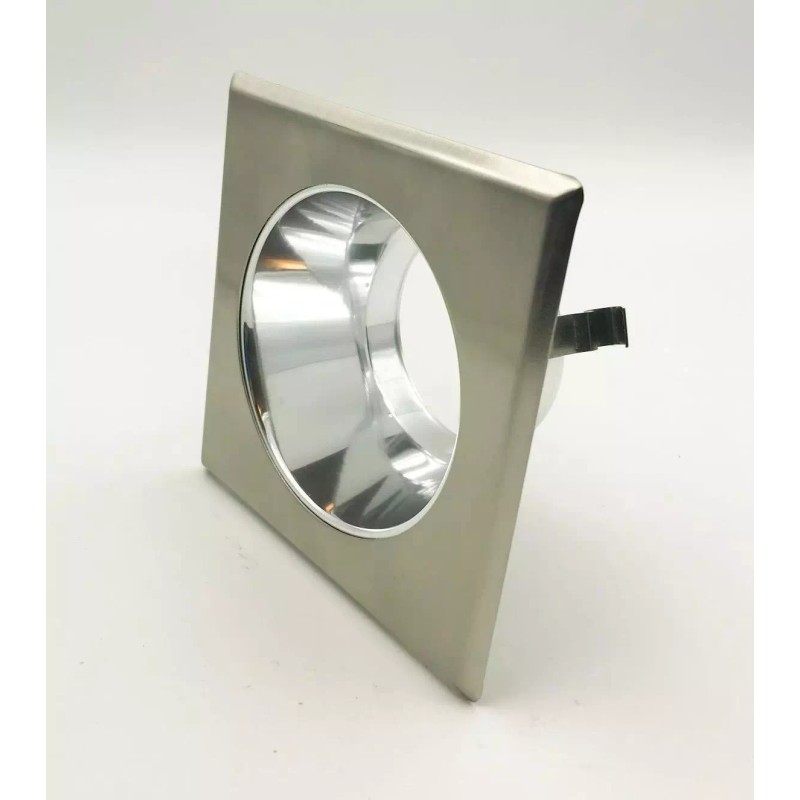 ECO lighting 4" INCH RECESSED CAN LIGHT CHROME REFLECTOR SQUARE