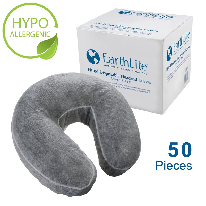 EARTHLITE Fitted Disposable Face Cradle Covers – Medical-Grade, Soft, Non-Sticking