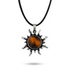 Sacina Gothic Sun Necklace, Crystal Necklace, Gothic Necklace, Boho Necklace