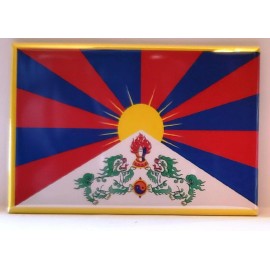 Tibet Flag MAGNET 2"x3" Refrigerator Locker Flag