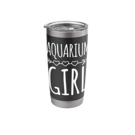 Aquarium Girl With Bohemian Style Heart Arrow Graphic Stainless Steel Insulated Tumbler