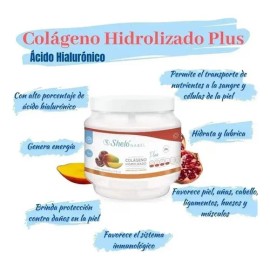 3 Colágeno Hidrolizado Plus Ac. Hialurónico Sheló + Regalo