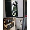 YIDELAI Suction Cup Door Handle for Glass, Refrigerator, Drawer, Bathroom,