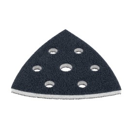 DFS Soft Interface pad 93mm for Triangle Sander Plate, Delta Sander Pads - Foam Cushion Pad with 6-Hole for Hook and Loop Sanding pad/disc