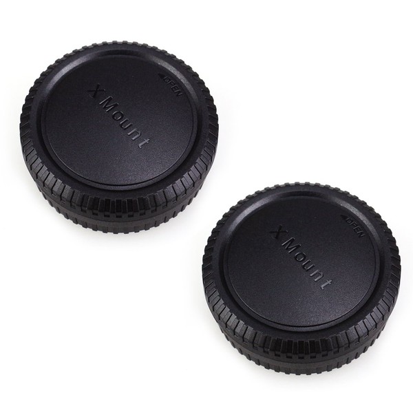 JJC 2-Pack Body Cap & Rear Lens Cover Kit for