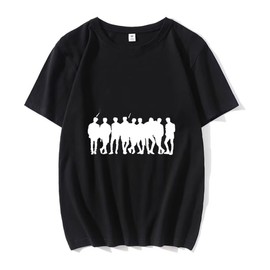 KPOP Skz Tshirt Bangchan Jisung Felix Hyunjin Tee Merch Tops for Women Men