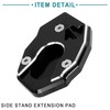 ACROPIX Motorcycle Kickstand Side Stand Extension Pad CNC Aluminum Alloy