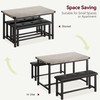 GAOMON Dining Table Set for 4, Kitchen Table with 2