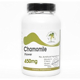 Naturetition Supplements Chamomile Flower 450mg ~ 200 Capsules - No Additives
