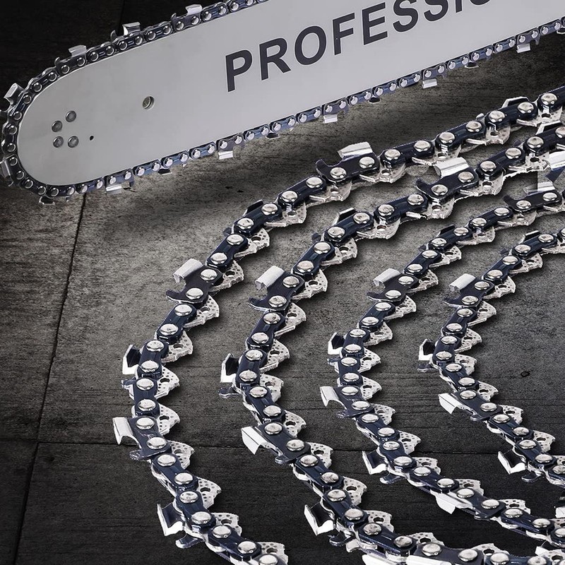 Traderight 20-Inch Replacement Semi-Chisel Saw Chain 2 Pieces Set