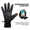EASYTAO Guantes para Frio, Guantes Impermeables a Prueba de Viento