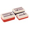 Skater SLUS3AG-A Antibacterial Seal Containers, Set of 3, Storage Containers,