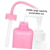 OHPHCALL 2pcs Eyelash Cleaning Bottles Squeeze Wash Bottles for Eyelash
