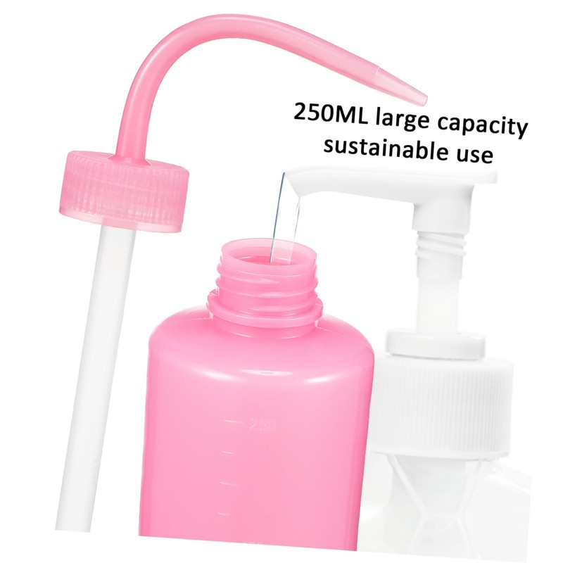 OHPHCALL 2pcs Eyelash Cleaning Bottles Squeeze Wash Bottles for Eyelash