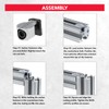 8020, 3395, 10 Series 10-32 Standard Anchor Fasteners Hardware Aluminum