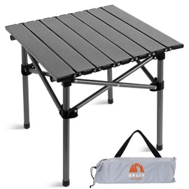 Opliy Portable Folding Camping Table for 2-4 Persons Aluminum Collapsible Table Lightweight with Carry Bag for Camping, Hiking, Picnics, BBQ, Beach Trips & Tailgating
