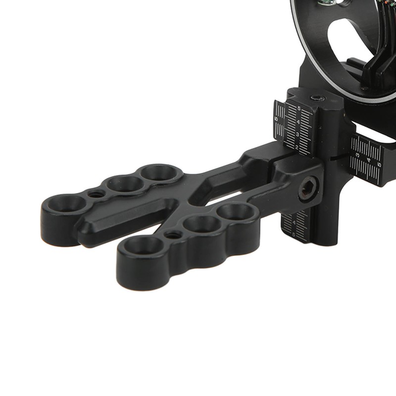 Bow Sight 5 Pin Archery Sight Aluminum with 0.019 Horizontal