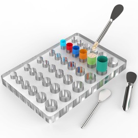 Filling Capsule Bed for Home Use - Empty Manual Capsule Machine, Suitable for Empty Capsule Sizes 000, 00, 0, 1, 2, 3, 4, 5, Powder Filling Machine with Funnel (Powder Shovel)