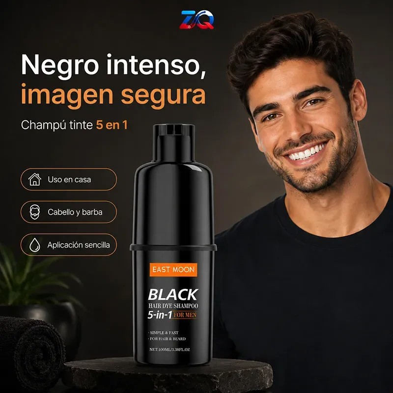 Champú Tinte 3 En 1 Cubre Canas Jengibre Natural 100ml