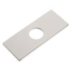uxcell 6 Inch Hole Cover Deck Plate Escutcheon, Stainless Steel