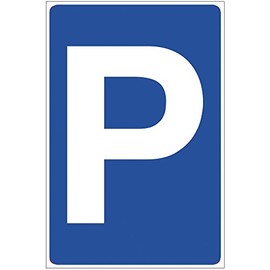 Parking Sign Aluminium / Dibond 140 x 200 mm 3 mm Thick
