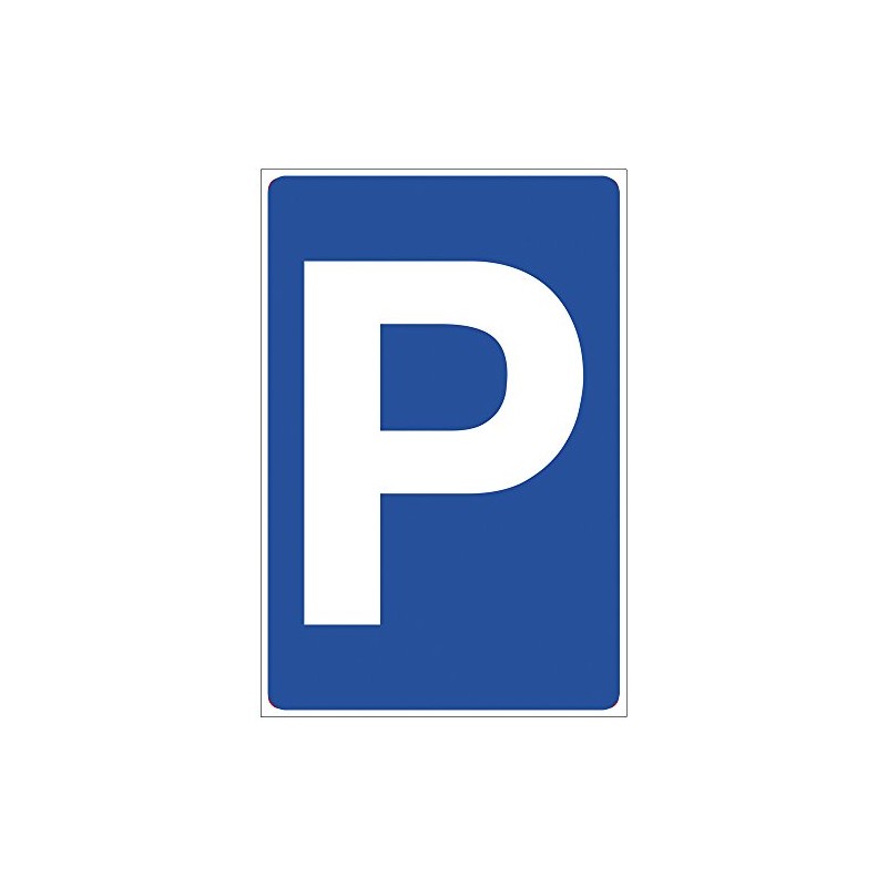 Parking Sign Aluminium / Dibond 140 x 200 mm 3
