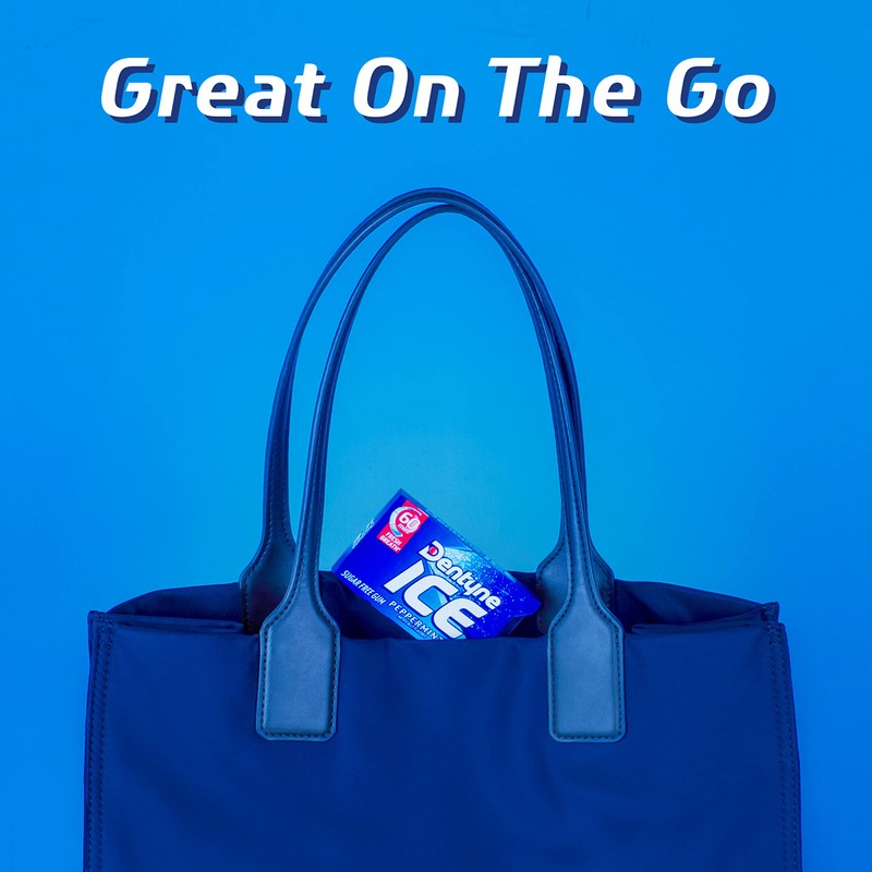 Dentyne Ice Peppermint Sugar Free Chewing Gum, 60 Packs of