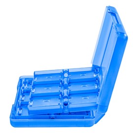 3DS Game Card Case, Cassette Case, Card Case, 28-in-1, Large Capacity, Multi-Game, Memory Card Case, Video Game Card Case, Memory Card Storage, Compatible with 2DS/New 3DS/3DS/DSi, DSi XL, DSi LL/DS and More (Blue)