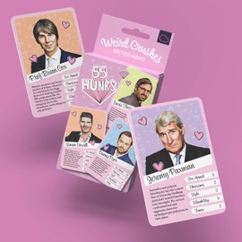 Weird Crushes Game - British Hunks | Top Trumps Comedy Card Game | Suitable For Family - Teenagers and Adults……