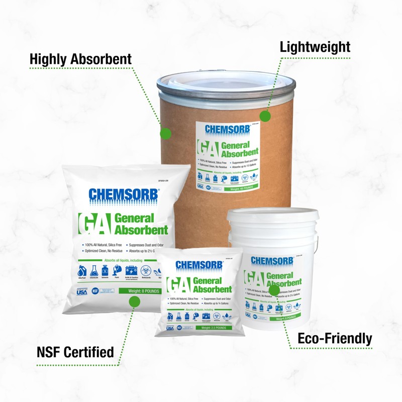 CHEMSORB GA - General Absorbent, 8 Pound Bag