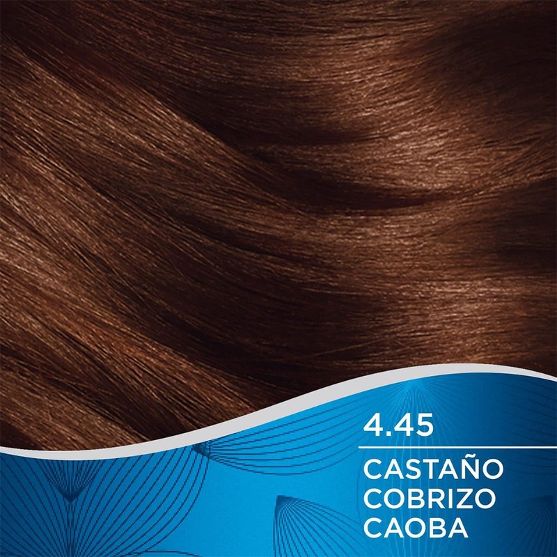 Wella Deluxe, Tinte Permanente 4.45 Castaño Cobrizo Caoba, 207 G