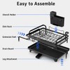 Kitchen Dish Drying Rack – Multifunctional & Expandable Dish Drainer;