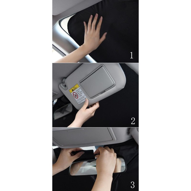 MUTOO [Summer New Upgraded Version Car Sunshade] Car Sun Visor