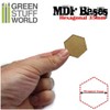 Greenstuff World GSWD-9356 MDF Base Hexagonal Set Diameter 10 Pieces