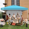 EAGLE PEAK Pop Up Canopy Tent with 1 Sidewall, Easy