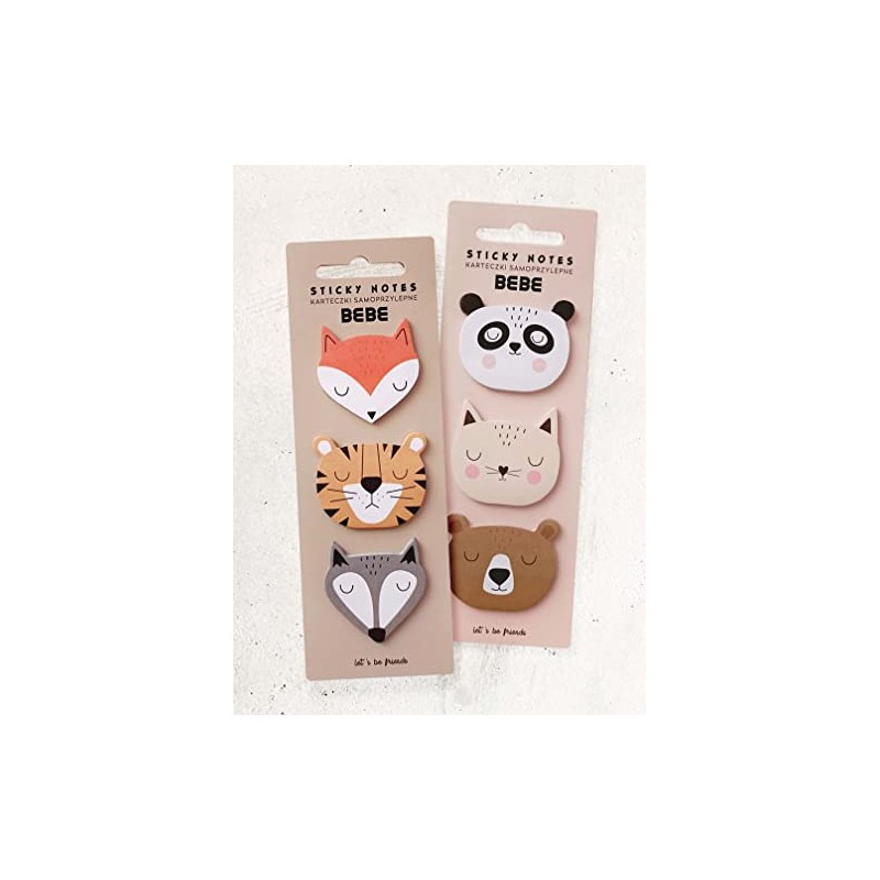 Sticky Notes with Animals - Sticky Tab Bookmarks - 75