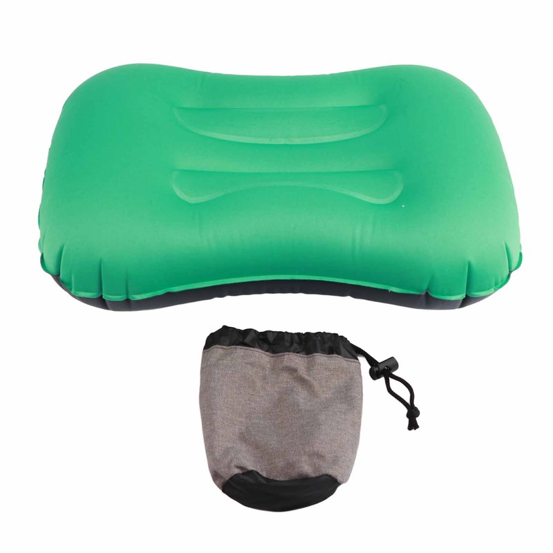 Inflatable Pillow Curved Structure Self Inflating Foldable Portable Inflatable Camping