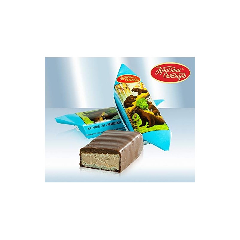 Red October Chocolate-coated Candies - Mishka Kosolapy (2.2 LB Factory