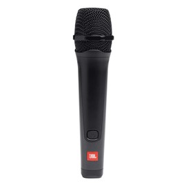 JBL PartyBox Mic 100: Micrófono vocal dinámico con cable (3M), rendimiento de calidad, tapa de malla de alambre con parabrisas, fácil de usar, patrón polar cardioide, diseño industrial premium (negro)