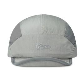 Clape 5 Panel Baseball Cap Short Brim Running Cap for Men Women Soft Quick Dry Water Resistant Short Bill Cycling Hat Short Peak Sport Hat Lightweight Outdoor DeepGreen BSSD2566