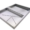 Stainless Steel Microwave Shelf 17"x22", Wall Mount Kitchen Shelf
