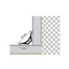 Cover Rail for Bathtub Sink with Sealing Lip PVC White