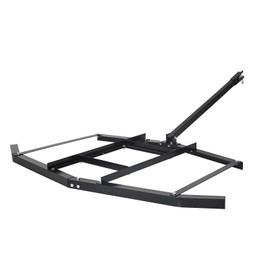 Happybuy 66-inch Width Drag Harrow: Constructed of Q235 Steel! Features Adjustable Bars and Pin Hitch. Supports up to 50 lbs. Perfect for ATVs, UTVs, and Garden Lawn Tractors