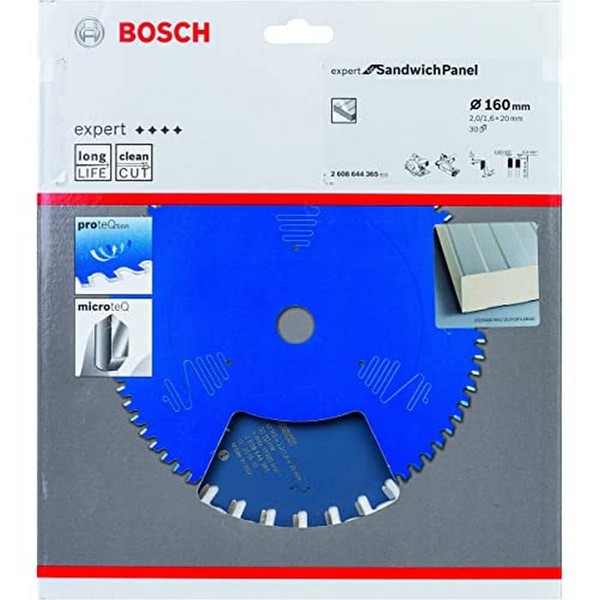 Bosch 0 W 0 V 2608644365 EX SH H 160x20 mm Circular Saw Blade with 30 Teeth
