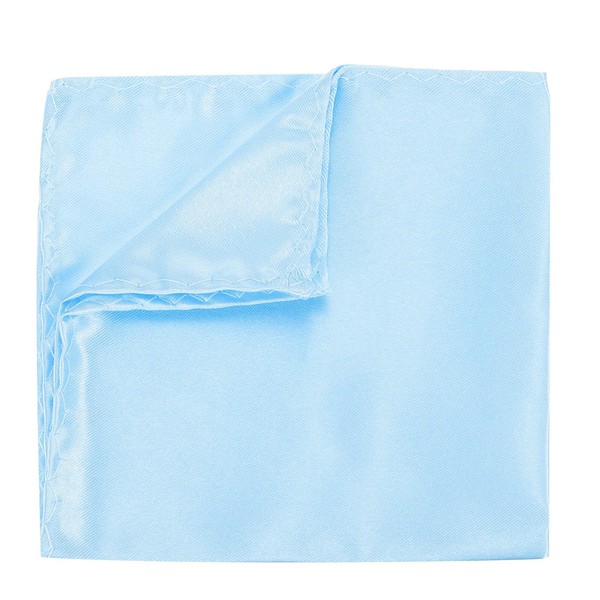 PATIKIL Men's Pocket Squares Hankie 6 Pack Satin Solid Suits