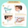 Eye Wash Cup Portable Eye Care Cleaner Kit Silicon Manual
