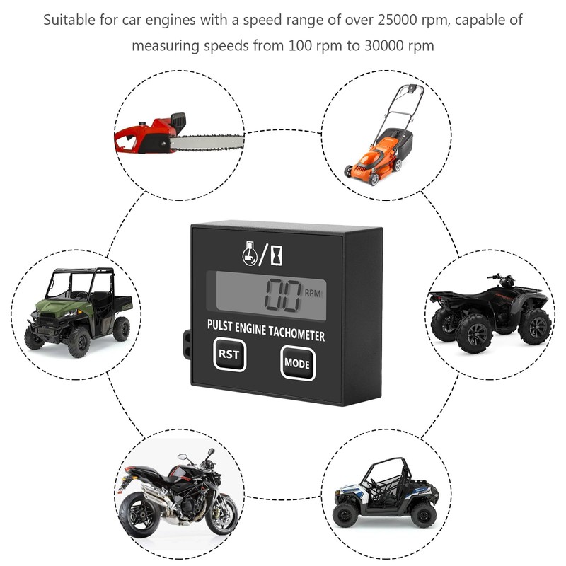 Digital Tachometer Chainsaw and Chainsaw, Inductive Tachometer for Small Engines,