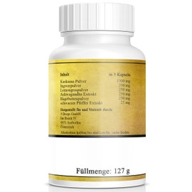 2+1 Free Wheat Works Golden Milk Capsules Golden Milk Turmeric Latte with Turmeric, Ginger, Lemongrass, Ashwagandha and Rosehip - Monthly Pack 150 Vegan Capsules